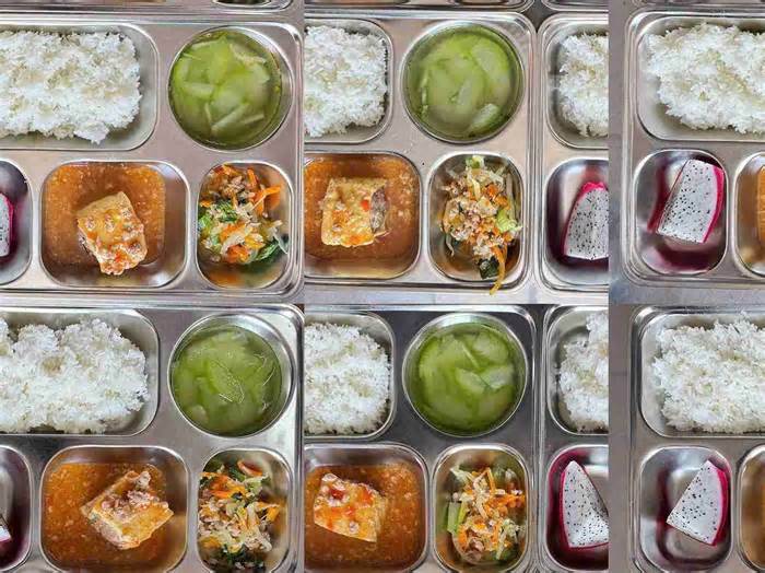 Phụ huynh thừa nhận đăng hình suất ăn chưa hoàn thiện, gây hiểu lầm