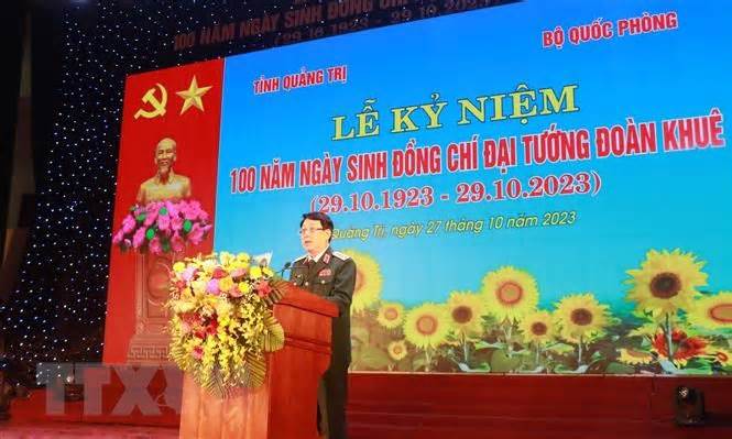 Quảng Trị tổ chức Lễ Kỷ niệm 100 năm Ngày sinh Đại tướng Đoàn Khuê