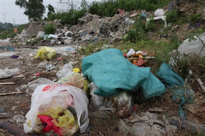 Rác thải bủa vây khu vực cấm đổ rác