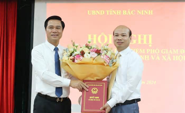 Bổ nhiệm lãnh đạo Sở Lao động - Thương binh và Xã hội tỉnh Bắc Ninh