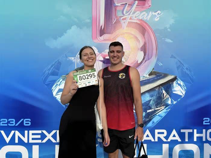 Runner quốc tế du lịch Quy Nhơn kết hợp chạy marathon