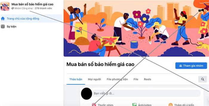 Rao mua, bán, cầm cố sổ bảo hiểm xã hội trên mạng xã hội Facebook