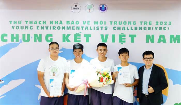 Học sinh Việt Nam giành giải nhất cuộc thi bảo vệ môi trường quốc tế