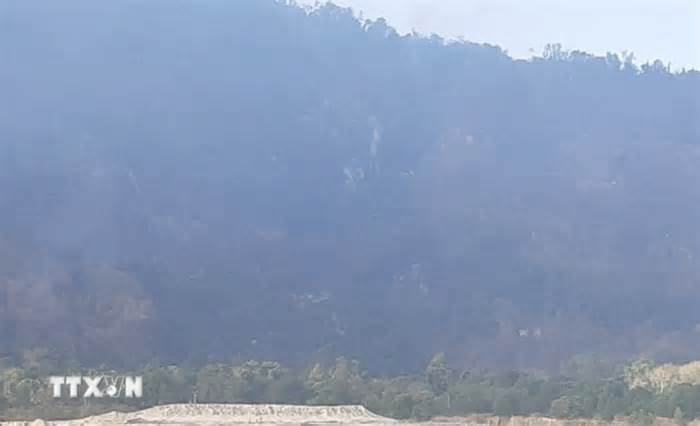 An Giang: Vụ cháy rừng tầm vông trên núi Cô Tô đã được khống chế