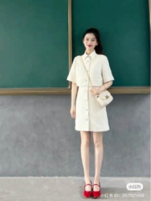 Cô giáo tiểu học xứ Trung gây sốt vì có style 'cực phẩm'