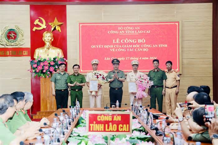 Công bố quyết định điều động, bổ nhiệm cán bộ công an tỉnh Lào Cai