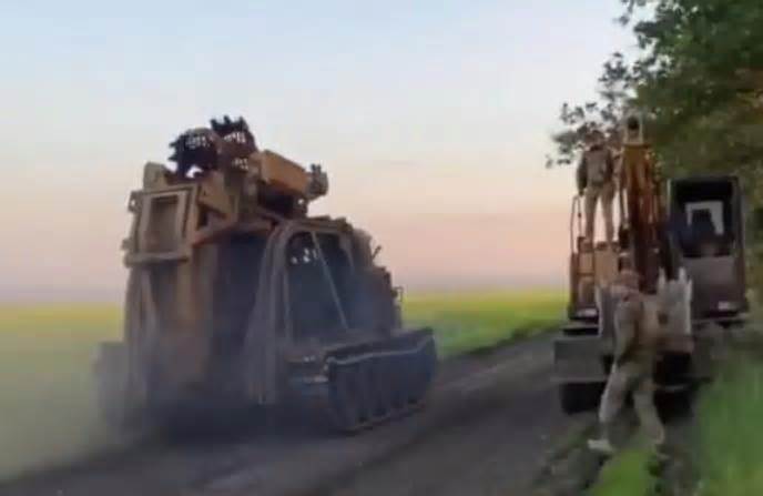 Phát hiện máy đào chiến hào tốc độ cao ở Ukraine