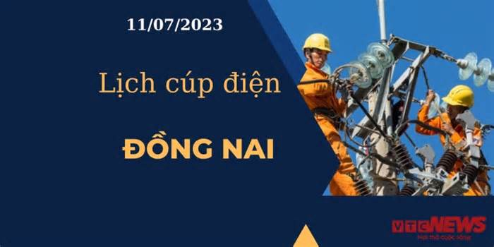 Lịch cúp điện hôm nay ngày 11/07/2023 tại Đồng Nai