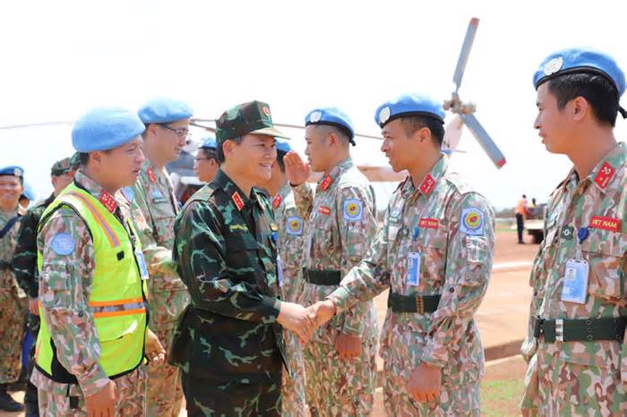 Thăm lực lượng gìn giữ hòa bình Việt Nam tại Abyei