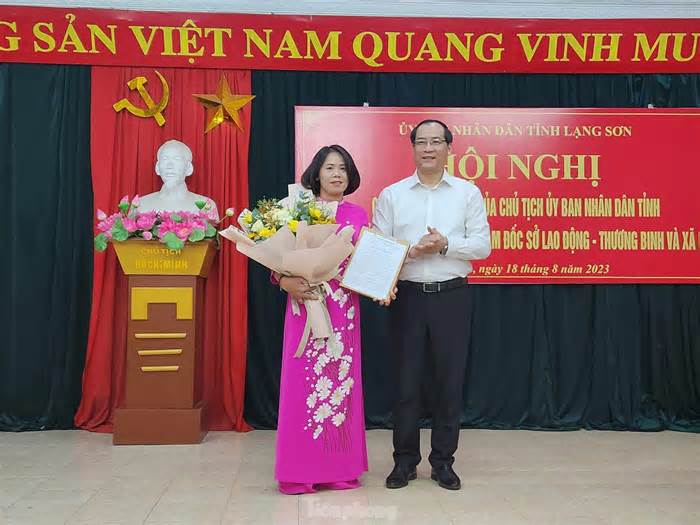 Bổ nhiệm hai nữ Phó giám đốc ở Lạng Sơn