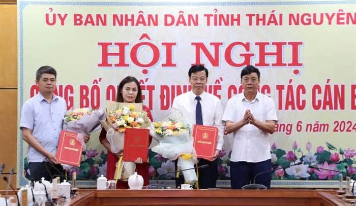 Thái Nguyên điều động, bổ nhiệm nhiều vị trí cán bộ chủ chốt