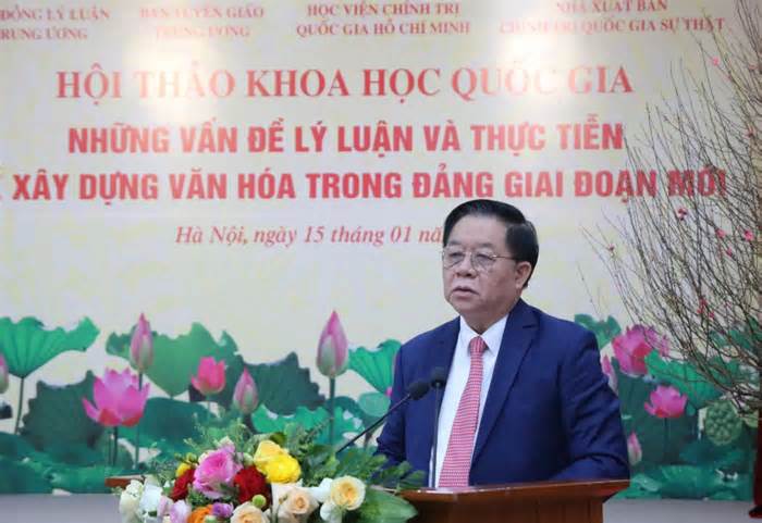 Văn hóa trong Đảng là sợi dây bền chặt gắn kết Đảng với Nhân dân