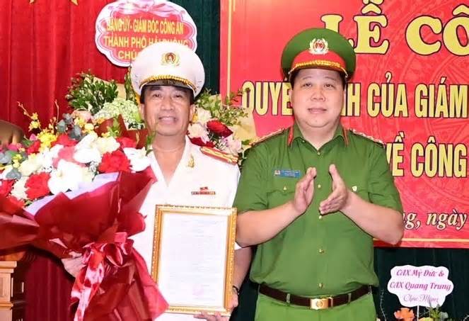 Đại tá Hoàng Văn Nam giữ chức Trưởng phòng Cảnh sát cơ động Công an Hải Phòng