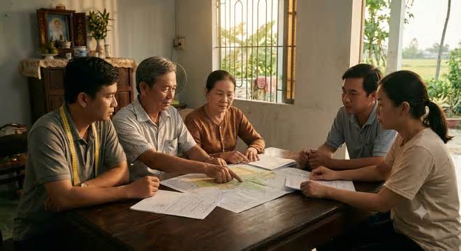 Sổ đỏ hộ gia đình: Không phải cứ là con thì có quyền đối với đất đai của cha mẹ
