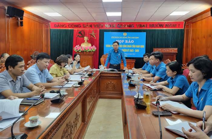 Đại hội Công đoàn tỉnh Nam Định lần thứ XVIII diễn ra từ 10 - 11.10.2023