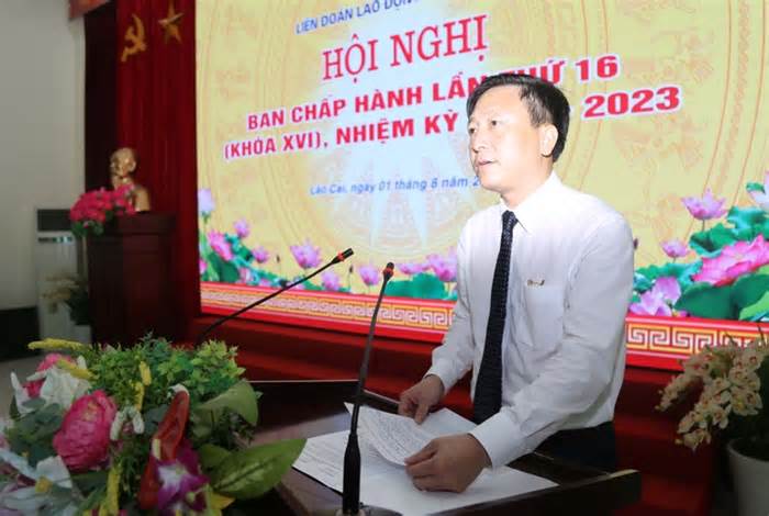 Liên đoàn Lao động tỉnh Lào Cai có tân chủ tịch