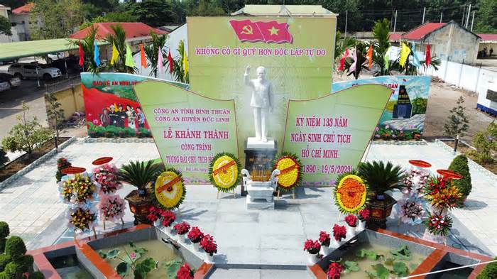 Khánh thành tượng đài Chủ tịch Hồ Chí Minh ở Bình Thuận