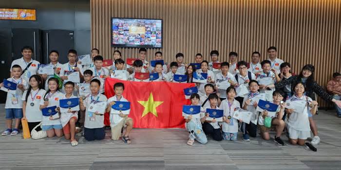 Đoàn Việt Nam đoạt 6 Huy chương Vàng kỳ thi Toán Quốc tế WMI 2023