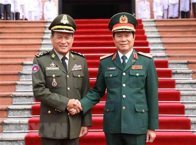 Thúc đẩy quan hệ hữu nghị, đoàn kết hai quân đội Việt Nam-Campuchia