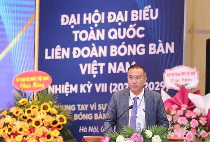 Ông Nguyễn Xuân Vũ làm Chủ tịch Liên đoàn bóng bàn Việt Nam