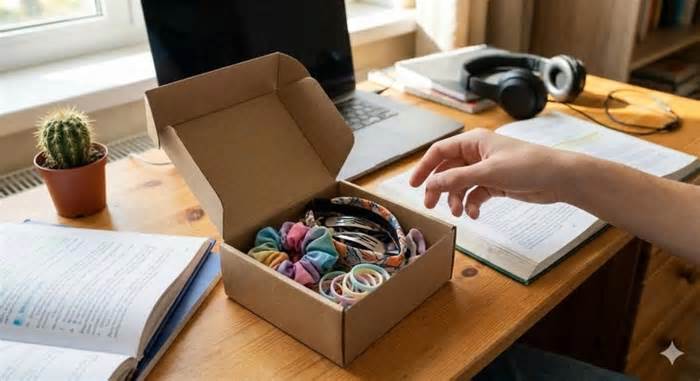 Hộp quà nhỏ trong phòng con trai tuổi 17