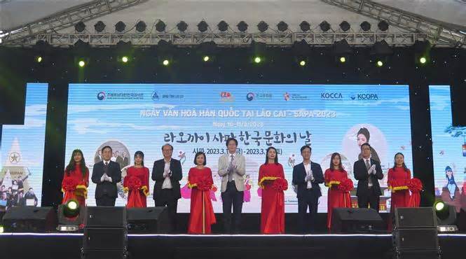 Khai mạc Ngày hội văn hóa Hàn Quốc tại Lào Cai-Sa Pa 2023