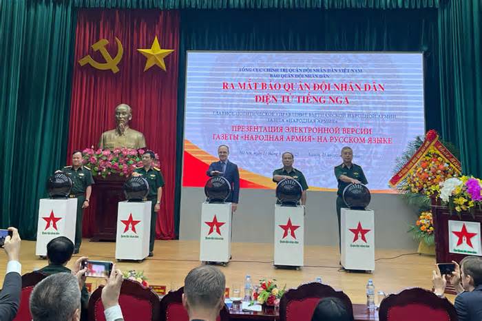 Báo Quân đội nhân dân ra mắt chuyên trang tiếng Nga