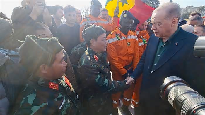 Tổng thống Thổ Nhĩ Kỳ cám ơn đoàn cứu hộ của Quân đội nhân dân Việt Nam
