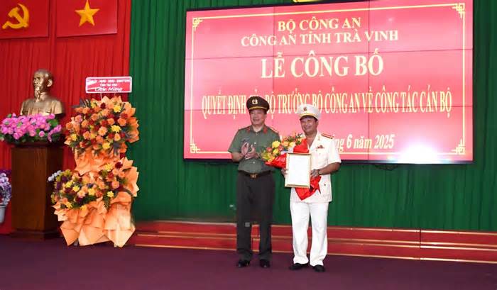 Trà Vinh có tân Phó Giám đốc Công an tỉnh