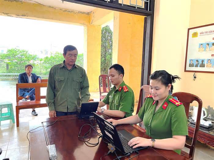 Xã đầu tiên ở Ninh Bình hoàn thành việc cấp Căn cước công dân