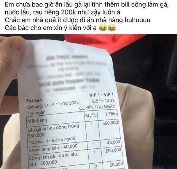 Nhà hàng ở Hải Dương gây tranh cãi vì thu thêm của khách tiền công làm gà
