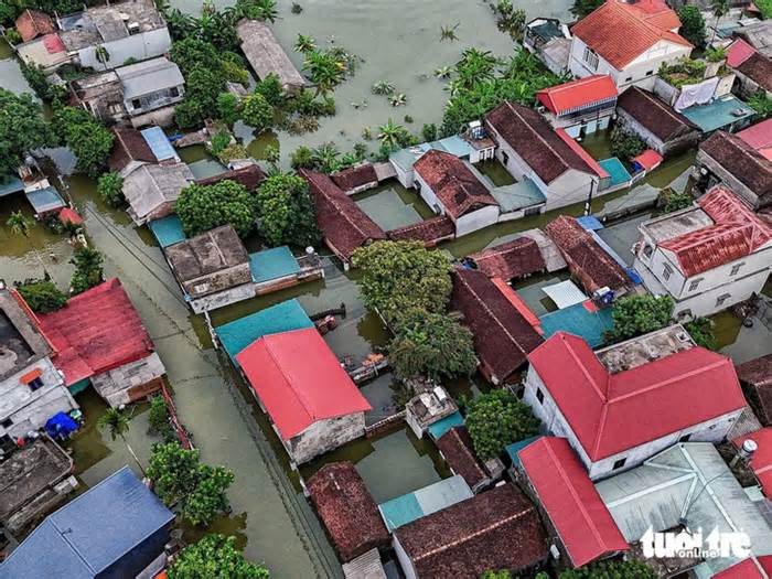 Mưa lớn, lũ sông Tích, sông Bùi có thể lên trở lại trong đêm, Hà Nội rà soát, sơ tán dân