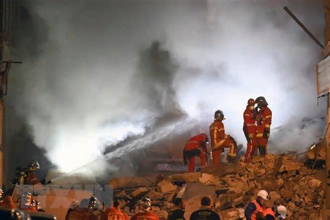 Pháp: 8 người mất tích trong vụ sập nhà ở thành phố Marseille
