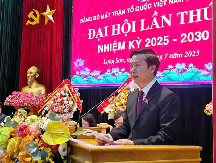 Ông Nguyễn Hoàng Tùng làm Bí thư Đảng bộ Mặt trận Tổ quốc tỉnh Lạng Sơn