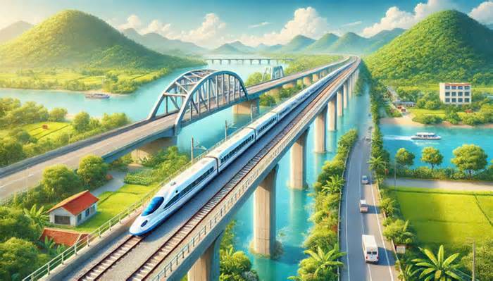 Giai đoạn đầu, tàu khách tốc độ cao Bắc - Nam chạy 320km/h