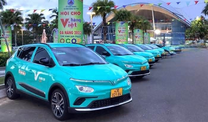 Đà Nẵng cho phép 500 taxi điện hoạt động