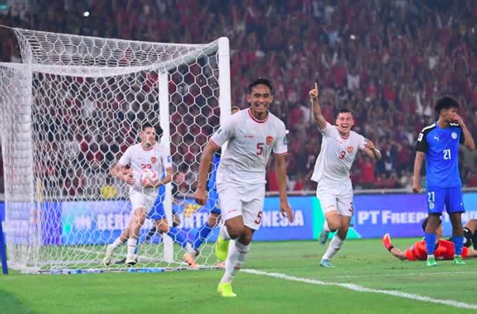 Indonesia dập tan hy vọng của Việt Nam tại vòng loại World Cup 2026
