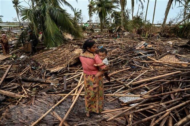 Myanmar, Bangladesh cần được viện trợ 375 triệu USD sau bão Mocha