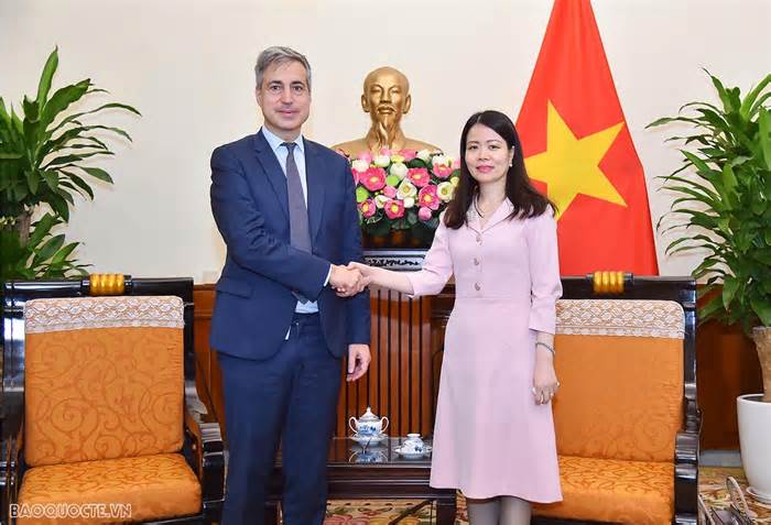 Trợ lý Bộ trưởng Nguyễn Minh Hằng tiếp Đại sứ Pháp phụ trách Ấn Độ Dương-Thái Bình Dương