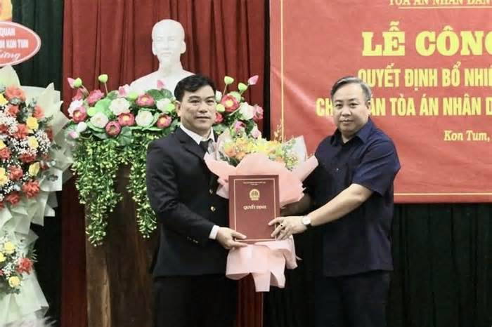 Kon Tum có tân Chánh án Toàn án nhân dân tỉnh