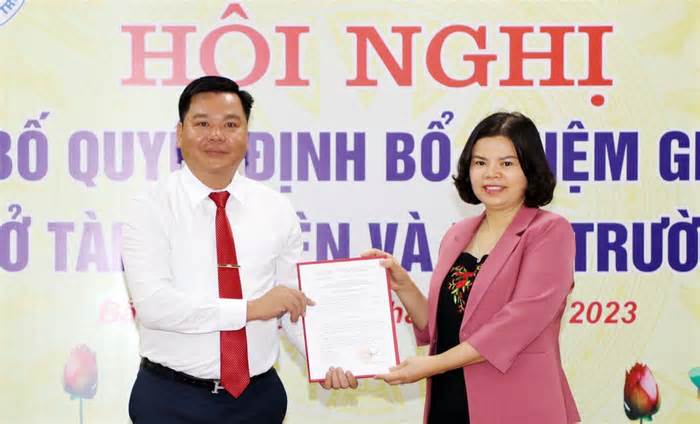 Bắc Ninh bổ nhiệm Giám đốc Sở Tài nguyên và Môi trường