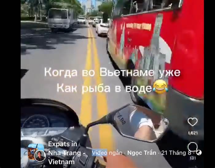 Thanh niên người Nga đánh võng trên đường phố Nha Trang từng bị xử phạt, hiện đã xuất cảnh