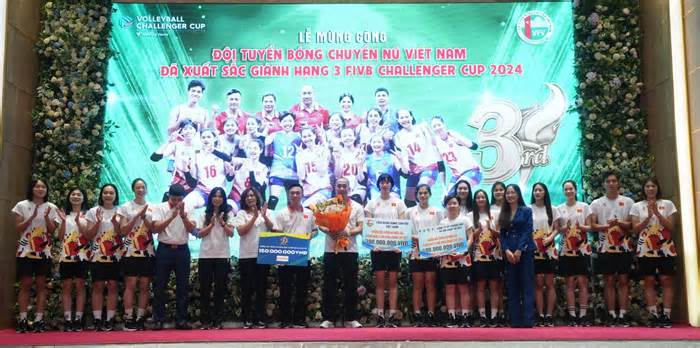Lập kỳ tích ở giải thế giới, đội tuyển bóng chuyền nữ Việt Nam nhận thưởng lớn