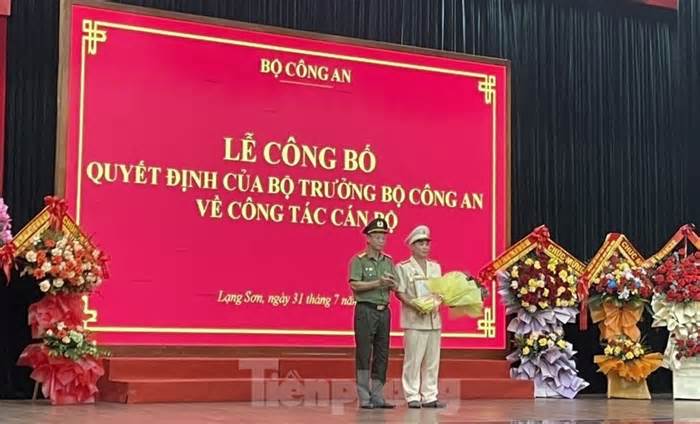 Lạng Sơn có tân Phó Giám đốc Công an tỉnh