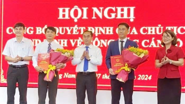 Quảng Nam điều động, bổ nhiệm hai Phó giám đốc Sở Y tế