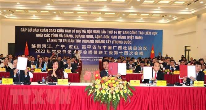 Gặp gỡ giữa 4 tỉnh biên giới Việt Nam với Quảng Tây của Trung Quốc