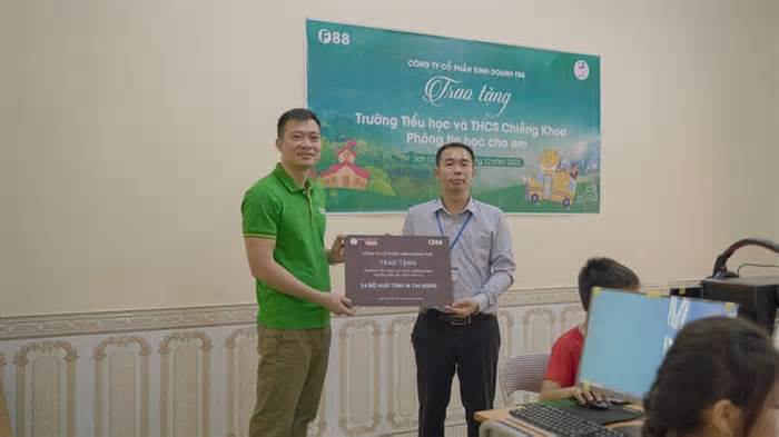 F88 trao tặng phòng tin học hiện đại cho học sinh miền núi Sơn La