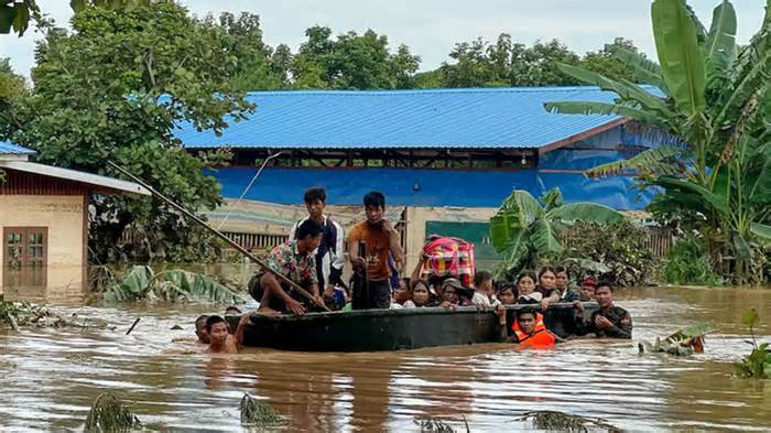 Myanmar thiệt hại nặng do lũ lụt: 74 người chết, 89 người mất tích