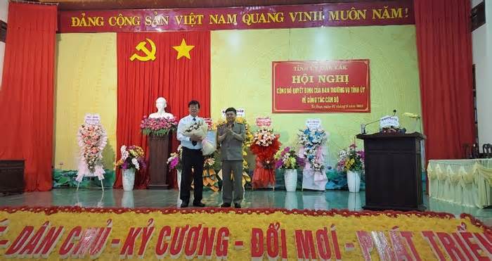 Chánh Văn phòng UBND tỉnh Đắk Lắk được chỉ định làm Bí thư Huyện ủy Ea Súp