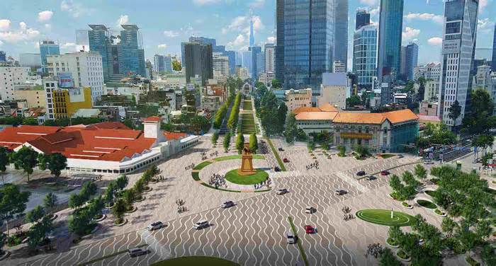 TPHCM xây quảng trường rộng hơn 23.000m2 trước chợ Bến Thành
